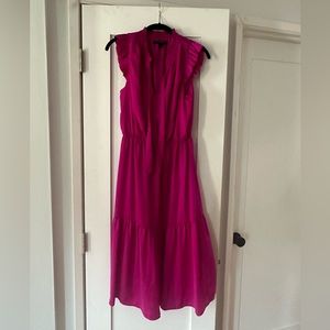 Magenta midi dress by Banana Republic